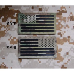 [Dragonid] 미국 성조기 IR 벨크로 패치, MC (레플리카) - US FLAG Patch